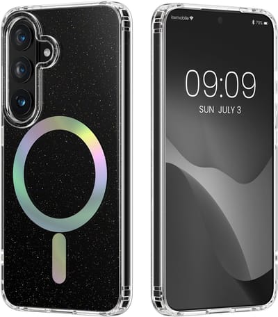 kwmobile Hoesje compatibel met Samsung Galaxy S26 Smartphonehoesje – Hardcase met TPU-bumper – Beschermhoes compatibel met MagSafe – Camerabescherming