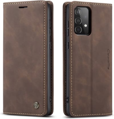 Hoesje - Geschikt voor Samsung Galaxy A52 / A52s Hoesje - CaseMe Book Case - Donkerbruin