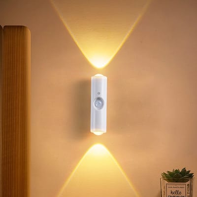 AUREVINTA® - Oplaadbare slimme LED-sfeerverlichting met bewegingssensor - Oplaadbare dynamische RGB LED-wandlamp - Magnetische installatie - Boorvrije kleurveranderende bewegingssensorlamp - Geschikt voor trappen, kledingkasten en keukenkastjes