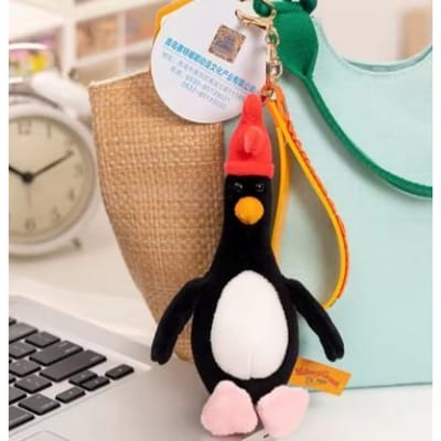 Origineel Met Labels Zwarte Pinguïn Pluche Tassenhanger Wallacegromit Pop Knuffeldier Hond Puppy Pop Pluche Kinder Cadeau black