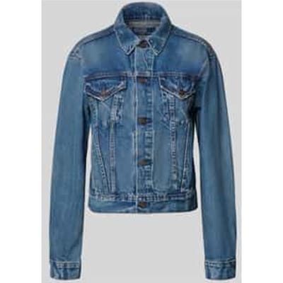 Regular fit Jeansjack van Katoenmix