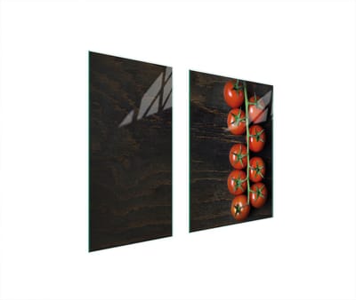 TMK ArtDeko Serie - Glazen Beschermplaat - 75x52 cm - Multifuntioneel - Stijlvol