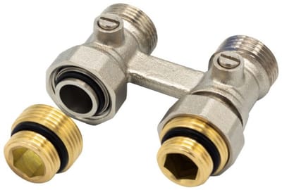 AANSLUITBLOK MET VLOERAANSLUITING 3/4EK-1/2-MM