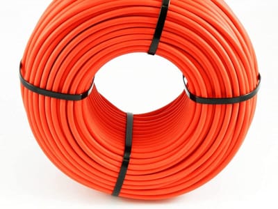 Zonnepaneel Kabel - Koperen Leiding - Energie Opwekken - Gemaakt in Duitsland - 100 meter - Rood