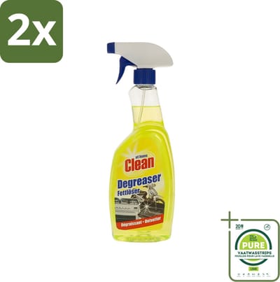 At Home - Clean - Ontvetter - Snel Resultaat - 750 ml - Voordeelverpakking - 2 stuks - Ontvetter - Keuken reiniger