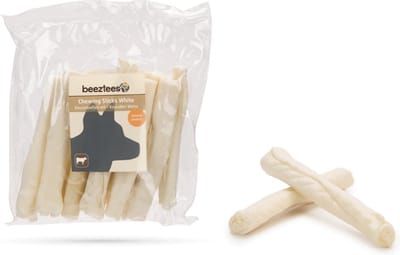 Beeztees Kauwstaafjes Wit - hondensnack - 10 Stuks