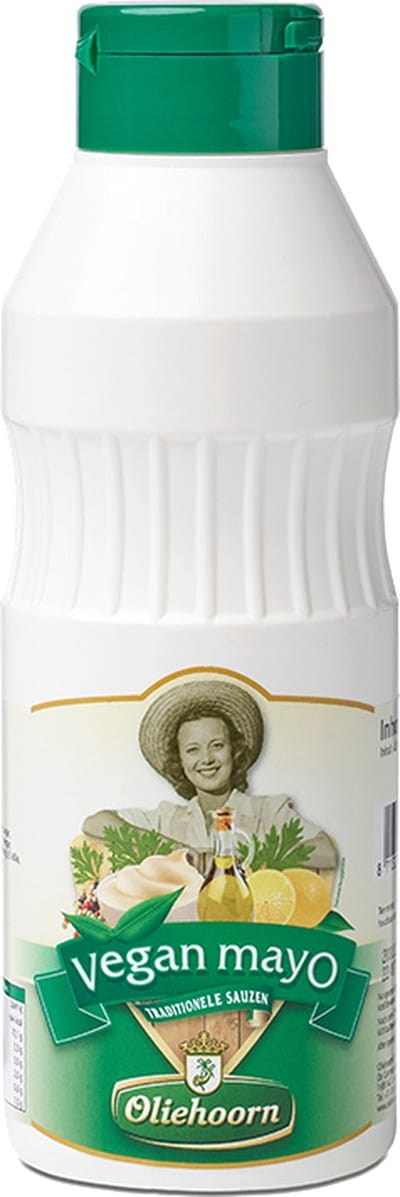 Oliehoorn Vegan Mayonaise in knijpfles 900 ml