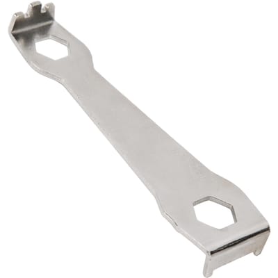 Multifunctioneel Roestvrij Staal Fiets Kettingblad Moer Reparatiegereedschap Crank Demontage Sleutel white
