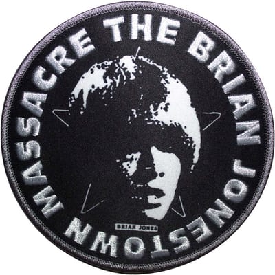 The Brian Jonestown Massacre - Circle Face Patch - Zwart