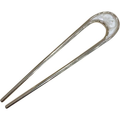 Vintage U-vormige legering haarspeld voor traditionele en elegante kapsels, oude stijl Chinees Crescent Shape