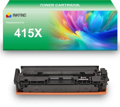INKFIND 415X (W2030X) Zwart tonercartridge compatibel met HP 415X (W2030X) Zwart toner cartridge - 1-pack Zwart