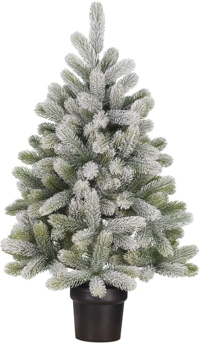 Black Box Trees Nagoya Kunstkerstboom in Pot - H90 x Ø55 cm - Groen