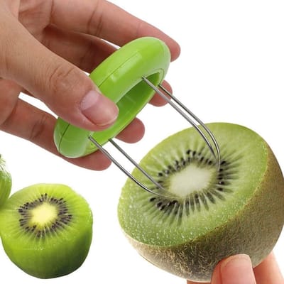 Professionele 3-in-1 Fruit Schiller Set - Schilmes met Kernverwijderaar en Spiral Cutter voor Kiwis, Appels en Groenten (RVS, Ergonomische Handgreep, Keukenhulpmiddel voor Schillen en Snijden)