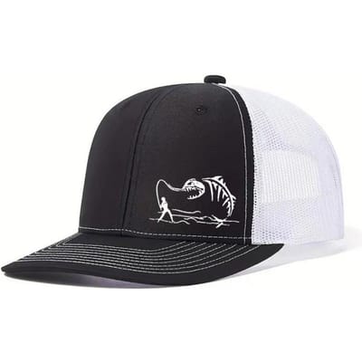 1 pièce Nouvelle Mode Richardson Casquette Trucker Micro Courbée Pêche Imprimée Été Maille Respirante Casquettes de Baseball Extérieur Gorras Hombre Adjustable black