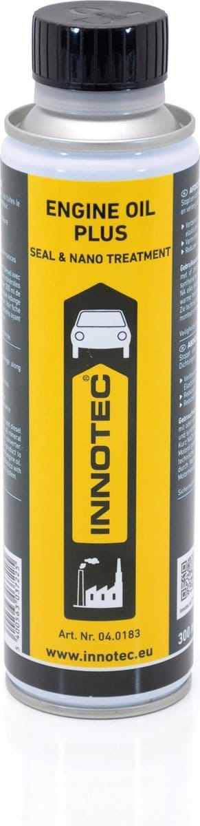 Innotec Engine Oil Plus, Seal & Nano Treatment - Vermindert olieverbruik en uitlaatrook. 300ml
