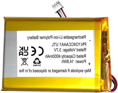Oplaadbare Batterij - Reserve Accu - Babyfoon Gebruik - Hoge Capaciteit - 4000 mAh - Zwart