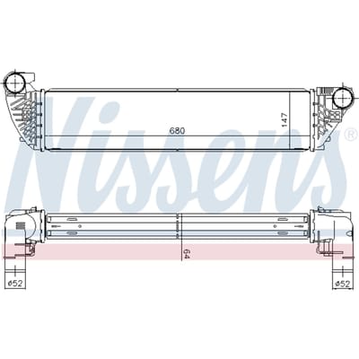 Intercooler NISSENS 96418