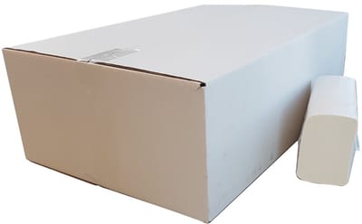 Handdoek papier multifold wit 2-laags 20.5x24cm 24x20.5cm H2 wit 3750st (6151805028073)