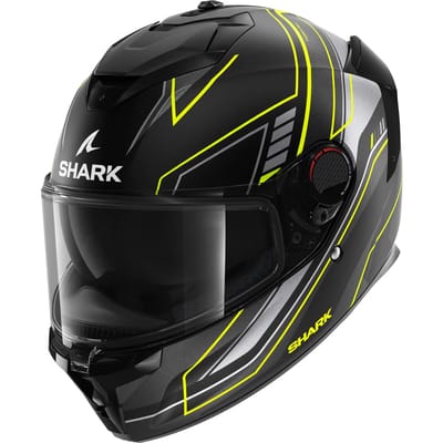 Shark Spartan GT Pro Toryan Mat Zwart Geel Antraciet KYA Integraalhelm M