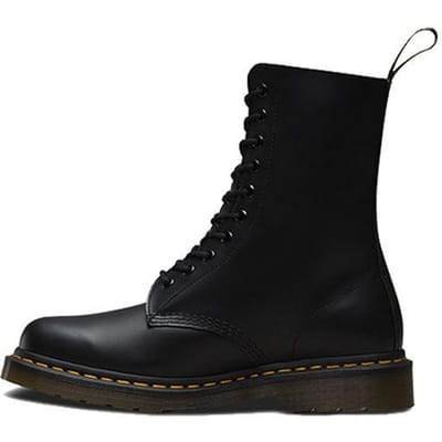 Dr. Martens 1490 Zwart Glad Leer Unisex Sneakers 10092001 37 black