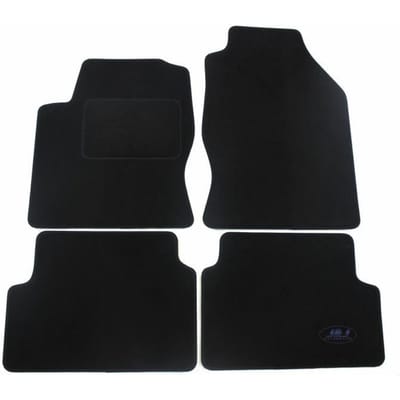 Tapis De Sol Noir Velours - J&J AUTOMOTIVE - Ford Focus 1999-2005 - Sur Mesure - Antidérapant - Imperméable noir