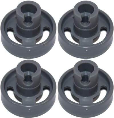Set van 4 Wieltjes voor Onderste Mand Vaatwasser - Geschikt voor Belling, Baumatic