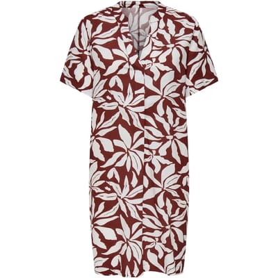 ONLY - ONLSUSI LIFE SS V-NECK TUNIC DRESS WNN - Dames - Mini jurken