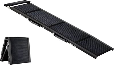 Hondenloopplank 160x43 cm - Hondentrap - Opvouwbare Antislip Oprit voor Auto & SUV - Tot 120 kg