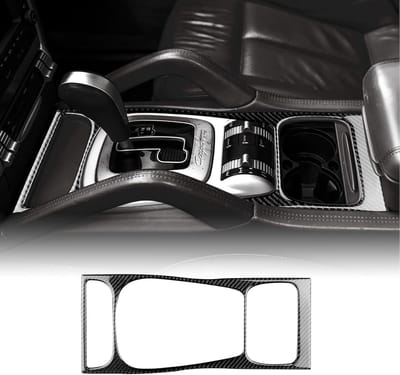 Decoratieve Carbon Fiber Sticker voor Porsche Cayenne 2003-2010 - Interieur Accessoires, Versnellingspook Omhulsel en Console Panel Upgrade