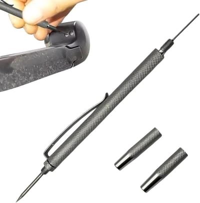 Ruitenwissersproeiers Gereedschap - Sproeier Naald - Zicht Verbeteren - Roestbestendig Aluminium - 11 x 5 x 2 cm - Zilverkleurig