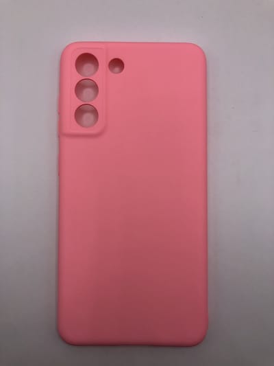 Siliconen Hoesje Geschikt voor Samsung Galaxy S21 FE - TPU/Siliconen Back Cover Roze