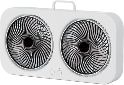 VHV - Campingventilator - campingventilator met lamp - USB oplaadbaar - voor camping, tent, caravan
