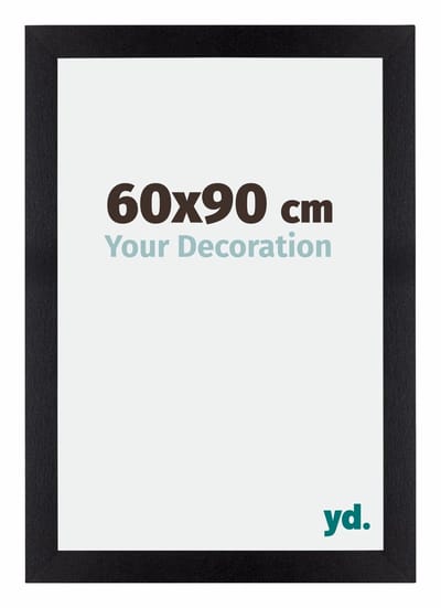 Your Decoration - Puzzellijst 60x90 cm - Zwart Mat - Puzzellijst 1500-2000 stukjes - MDF Fotolijst - Mura