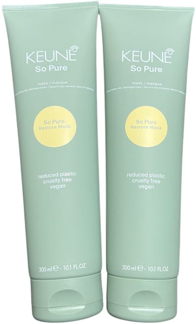 2 x Keune So Pure Restore Mask 300 ml