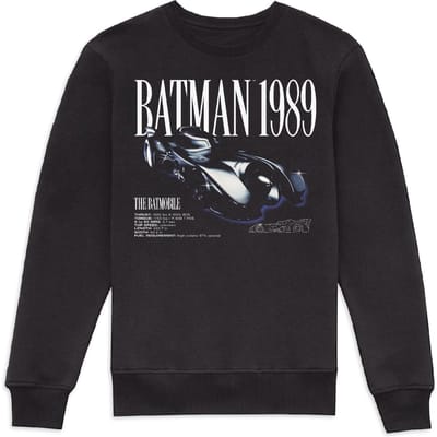 BATMAN Batmobile Sweatshirt - Black - L
