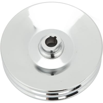 Stuurbekrachtigingspomp Poelie met spiebaan 5 8in As Dubbele Groef 26028613 voor SBC BBC 350 454 Motor white