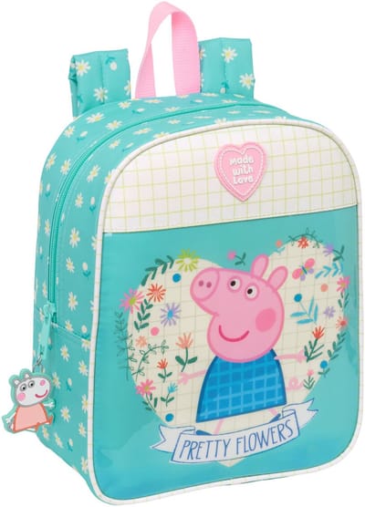 Kinderrugzak Peppa Pig Pretty flowers Geel Munt 22 x 27 x 10 cm