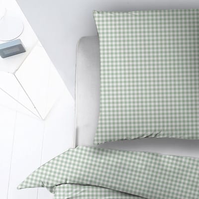 Sleepnight Lakenset Katoen Kaat - Groen - 240 x 300 cm + 2 kussenslopen - [Groen]