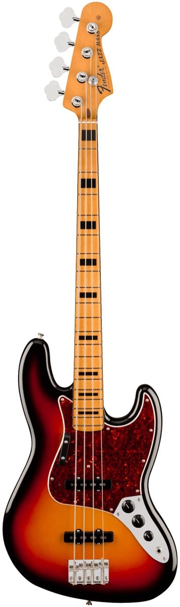 Fender Vintera III Early '70s Jazz Bass MN 3-Color Sunburst - Elektrische basgitaar