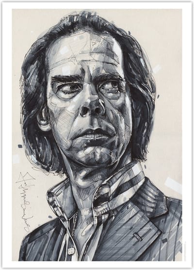 Nick Cave poster 50x70 cm