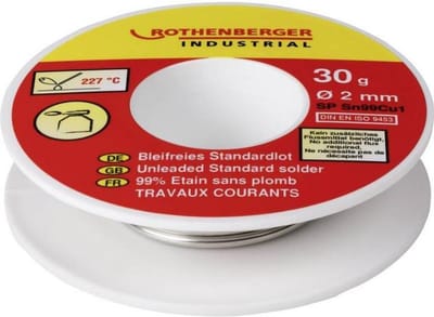 Rothenberger Loodvrij Soldeer - 30gr/Ø2mm