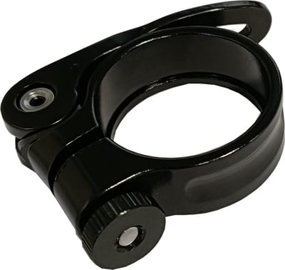 Mirage Zadelklem zwart met snelspanner 34.9mm (hangverpakking)