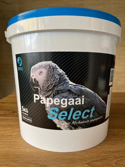 PAPEGAAI select 5 kg zonder pellets hareco select