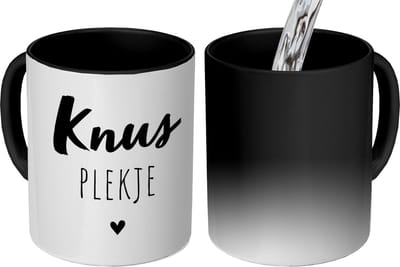 Magische Mok - Foto op Warmte Mokken - Koffiemok - Quotes - Knus plekje - Tuin - Tekst - Magic Mok - Beker - 350 ML - Theemok - Mok met tekst
