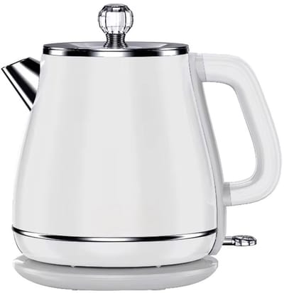 Luxe Waterkoker Retro | 1,8L | Vintage | 1800W | RVS | Wit