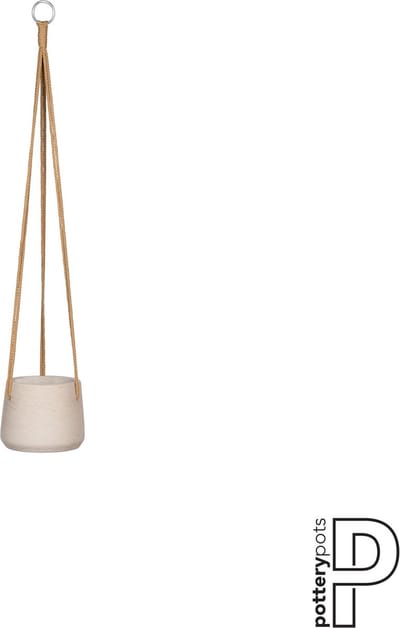Pottery Pots Bloempot-Hangpot Patt Grey washed-Grijs D 13,5 cm H 11 cm (om op te hangen)