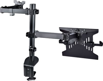 Screen Table Support Startech A2-LAPTOP-DESK-MOUNT Black 34" 13"