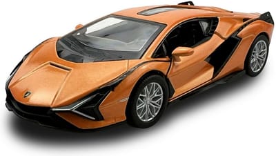 Lamborghini Sián FKP 37 (Oranje) (12 cm) 1/36 Kinsmart - Modelauto - Schaalmodel - Model auto