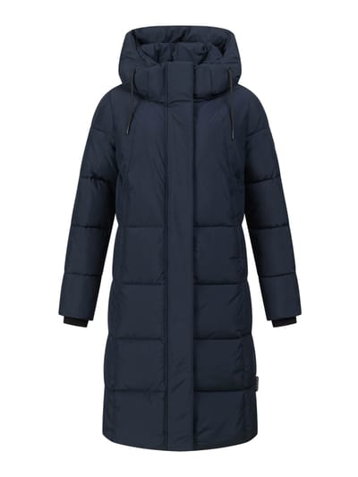 Marikoo dames lange gewatteerde winterjas Tabiaa XVI met capuchon & fleece