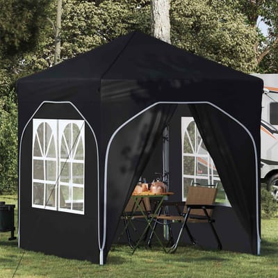 vidaXL - Pop-up - Feesttent - 192 - x - 192 - x - 245 - cm - Antraciet